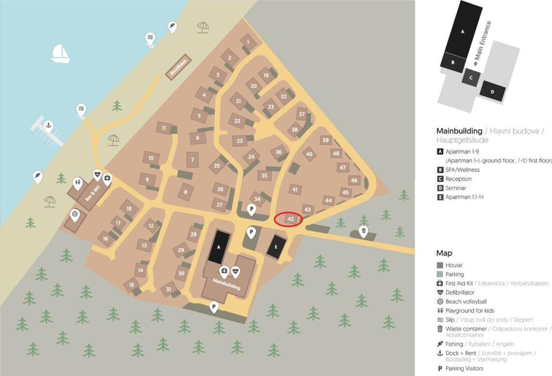 Lipno - Lakeside Village - Vetrnik Frymburk Bagian luar foto